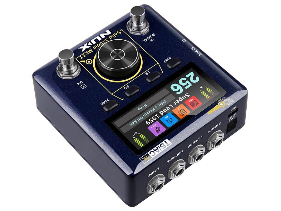 SOLID STUDIO MKII dual amp sim & stereo IR loader, ambience FX, USB audio, MIDI, phones - Afbeelding 7