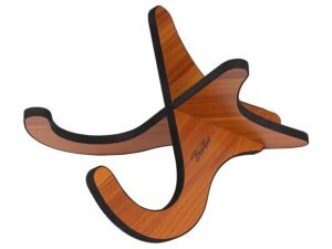 ukulele stand X-model, fiberboard with foam mounted edges