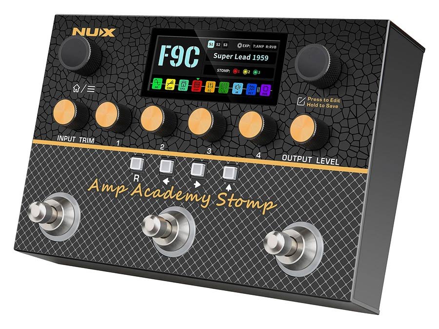 compact guitar amp modeler, AMP ACADEMY STOMP, Monarch series modeler & profiler - Afbeelding 3