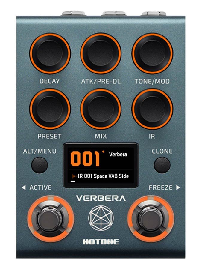 convolution reverb effects processor VERBERA, with 9V power supply