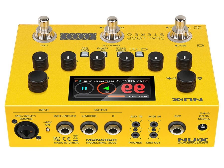 loop pedal DUAL LOOP STEREO, with NMP-2 switch pedal - Afbeelding 4