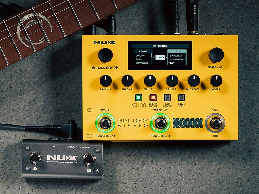 loop pedal DUAL LOOP STEREO, with NMP-2 switch pedal - Afbeelding 8