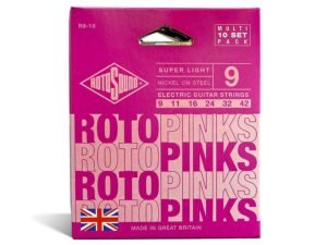 10-pack - 10 string sets electric nickel wound 9-42, super light