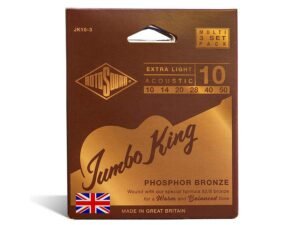 3-pack - 3 string sets acoustic phosphor bronze wound 10-50, extra light