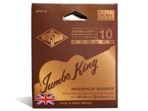 10-pack - 10 string sets acoustic phosphor bronze wound 10-50, extra light