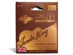 10-pack - 10 string sets acoustic phosphor bronze wound 11-52, light