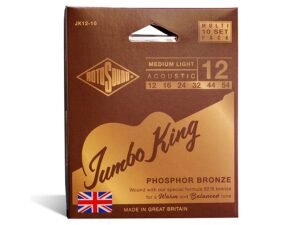 10-pack - 10 string sets acoustic phosphor bronze wound 12-54, medium light