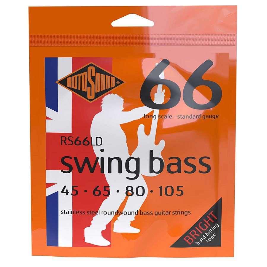 string set electric bass stainless steel 45-105, standard gauge