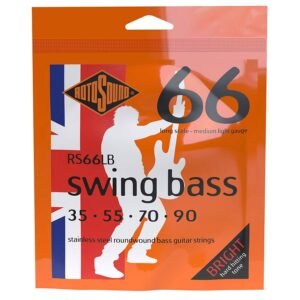 string set electric bass stainless steel 35-90, medium light gauge