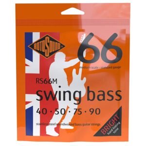 string set electric bass stainless steel 40-90, medium gauge, medium scale