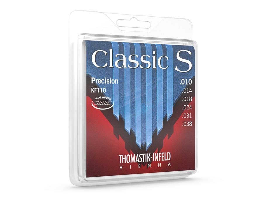 string set classic, precision flatwound, 010-014-018-024-031-038