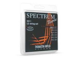 string set 12-string acoustic, bronze roundwound, 011