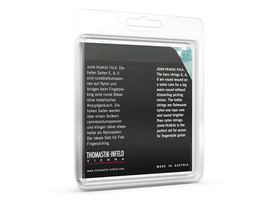 string set folk, E.B.G. nylon flatwound - Afbeelding 2