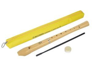 soprano recorder, key: C, German system, ABS, 2-piece, 310 mm, natural