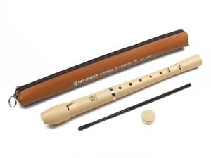 soprano recorder, key: C, Baroque system, ABS, 2-piece, 310 mm, natural
