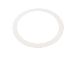 overtone control ring set for drums, transparent, 6 rings, 12"