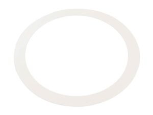 overtone control ring set for drums, transparent, 6 rings, 16"