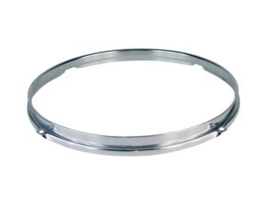 drum hoop 12", chrome plated, 4 holes