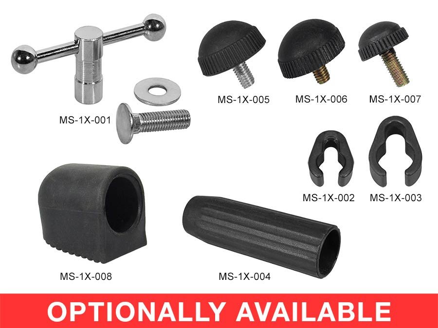 microphone stand with boom max height 165cm, black - Afbeelding 7