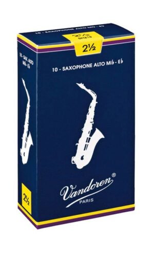 alto saxophone reeds, 10-pack, 2.5