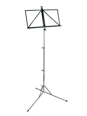 music stand, foldable, made in Germany, black powder coating