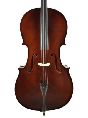 cello outfit 4/4, all solid, nitro varnish, ebony fittings, bag and bow