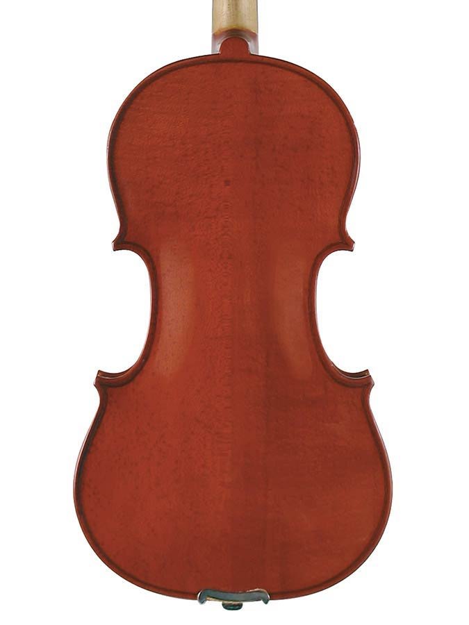 violin outfit 1/4, all solid, nitro varnish, blackened hardwood fittings, finetuner tailpiece, case - Afbeelding 2