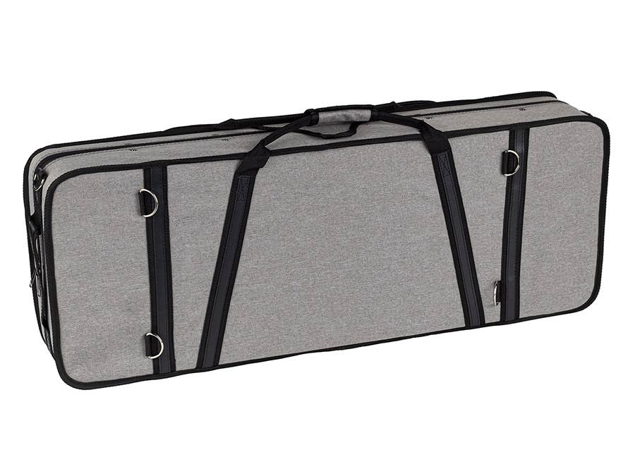 viola outfit 15.5" (39.5cm), all solid, flamed, ebony fittings, finetuner tailpiece, case, bow - Afbeelding 8