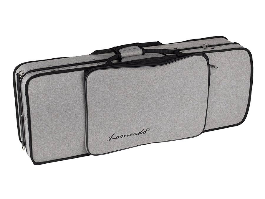 viola outfit 16.0" (40.5cm), all solid, flamed, ebony fittings, finetuner tailpiece, case, bow - Afbeelding 7