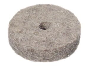 felt cymbal washer 12-pack, 12x felt washer, diameter: 50 mm., width: 8 mm.