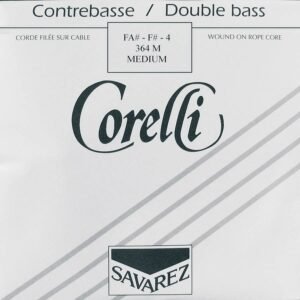 double bass string F#-4 4/4-3/4, medium, solo, rope core, tungsten