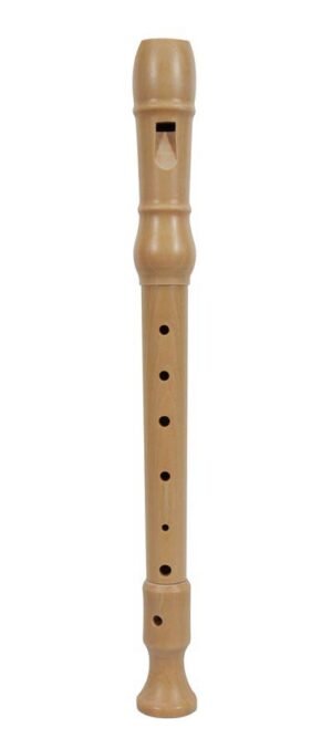 soprano recorder, key: C, German system, maple, natural, 3-piece