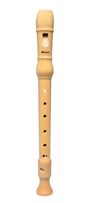soprano recorder, key: C, Baroque system, maple, natural, 3-piece