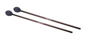 marimba mallets, 406 mm. rattan handle, pair, 40 mm. super soft head, purple
