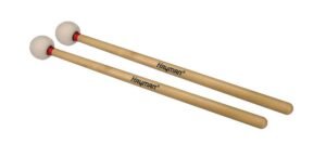 timpani mallets, 370 mm. maple handle, pair, 41 mm. felt core head