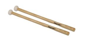 timpani mallets, 375 mm. maple handle, pair, 33 mm. felt core head