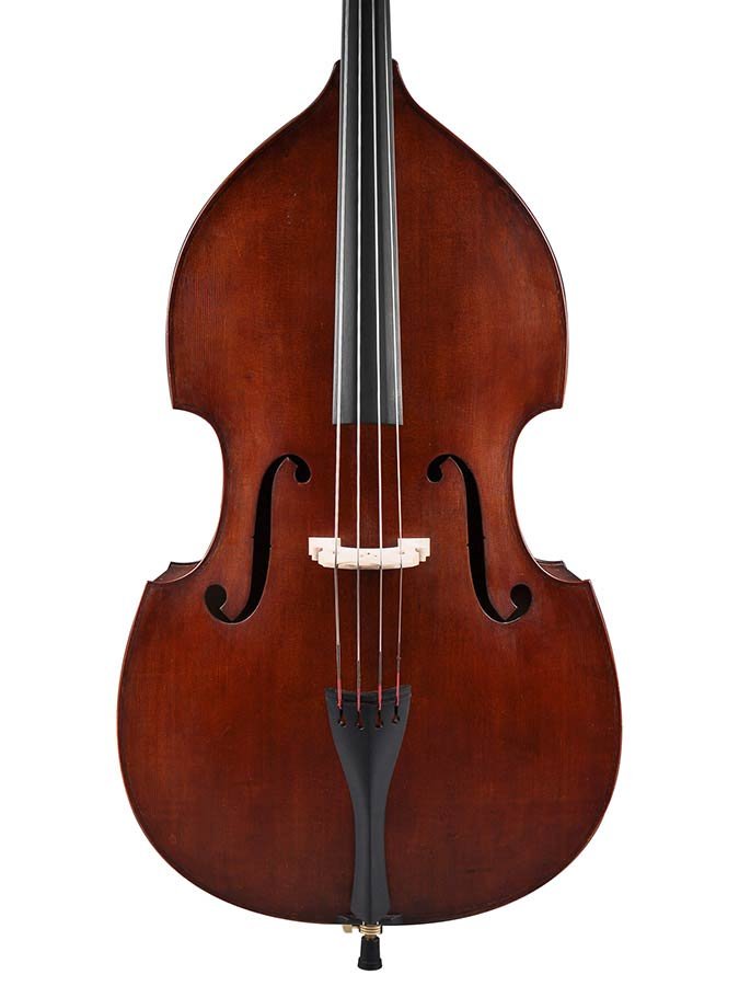 double bass 1/2 laminated wood, spirit varnish, ebony fingerboard, gamba model