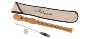 soprano recorder, key: C, German fingering, 2-piece, single holes