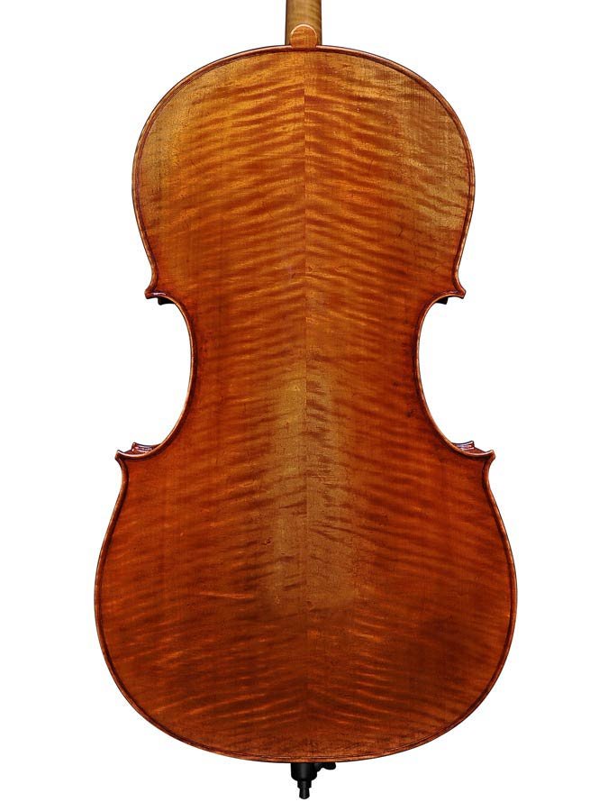 cello 4/4, selected spruce and well flamed maple, antique varnish, Stainer model - Afbeelding 2