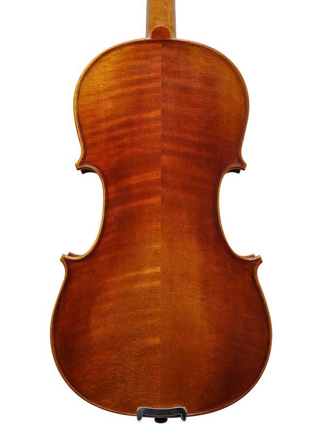 violin outfit 3/4, ebony fingerboard, ebony fitting, case and bow, setup included - Afbeelding 2