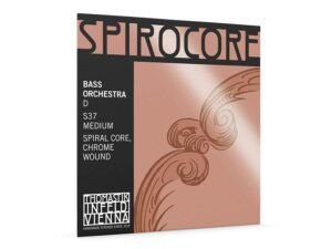 double bass string D-2 4/4 (string length 110cm) medium, spiral core, chrome