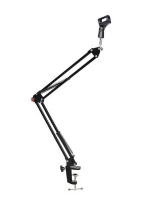 microphone arm, fully flexible, with table mount clamp