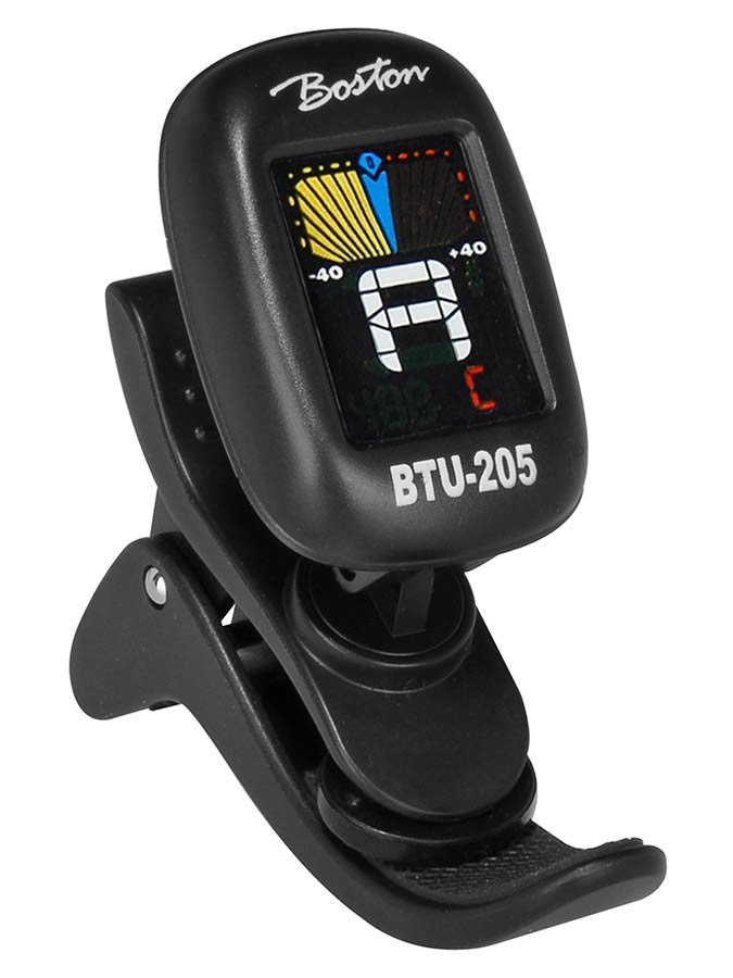 chromatic clip tuner (also G+B+U+V), with full color display, 430-450Hz, violin clip