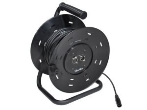 cable drum, 50 meter, in 1 xlr female, out 1 xlr male