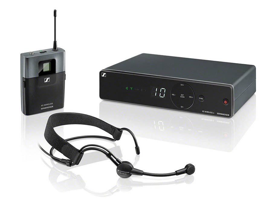 headmic system with headworn microphone, E range (821-832 MHz/863-865 MHz BE)