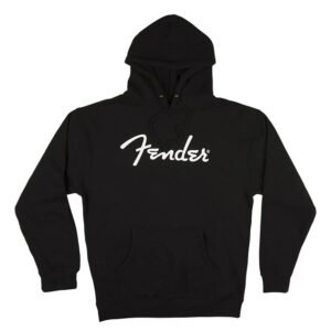 Clothing spaghetti logo hoodie, black, L