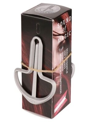 mouth harp, mat silver. size 14/85mm