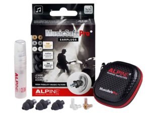 MusicSafe Pro, high-fidelty hearing protection for musicians, black