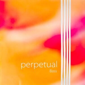 double bass string Ext. E-4 medium, rope core, chrome steel, extended 2,10m