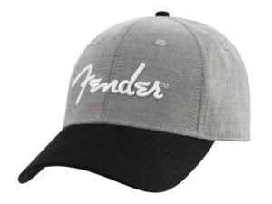Hipster dad hat, gray and black, one size fits most